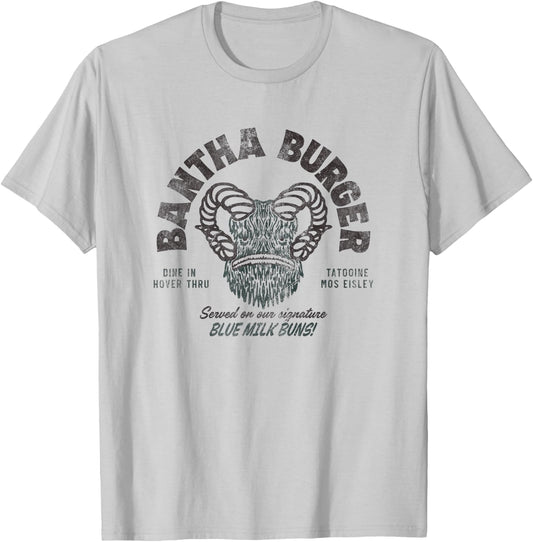 Star Wars Bantha Burger Black T-Shirt - T-Shirt | Ash