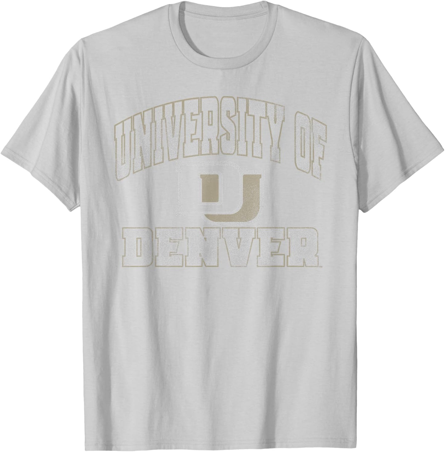 Denver Pioneers Vintage Worn Red Officially Licensed T-Shirt - T-Shirt | Ash