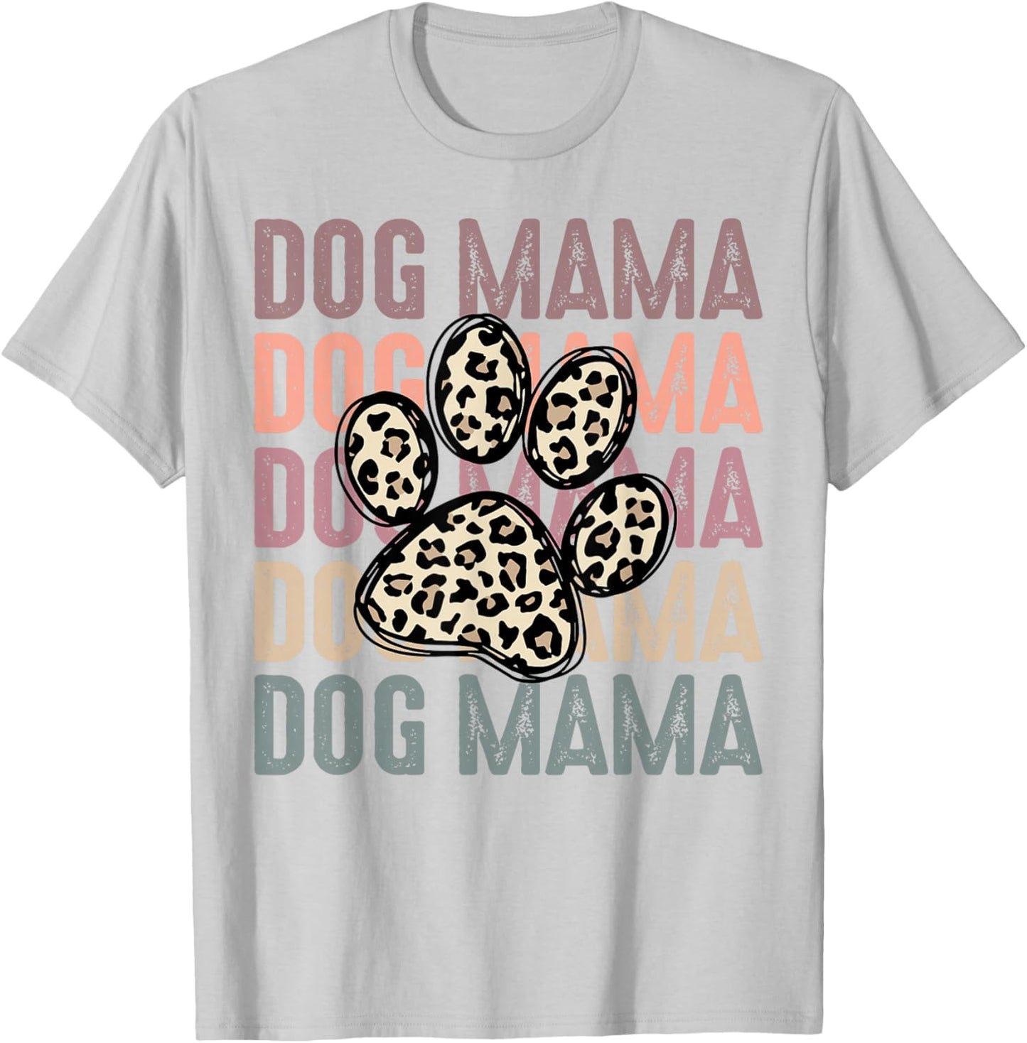 Let's Pawty Girl Mama Puppy Dog Party Birthday Girl Family T-Shirt - T-Shirt | Ash