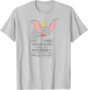 Dumbo - Up and Up T-Shirt - T-Shirt | Ash