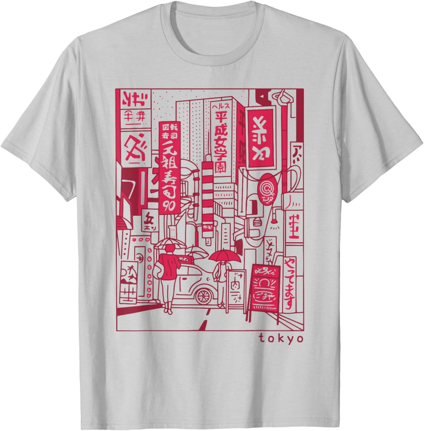 Japanese Streetwear Retro Vibes Aesthetic Tokyo Fashion T-Shirt - T-Shirt | Ash