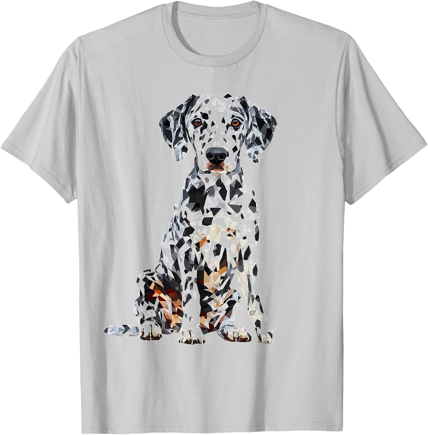 Dalmatian Dog Motif Pet Illustration Dalmatian Women Kids T-Shirt - T-Shirt | Ash