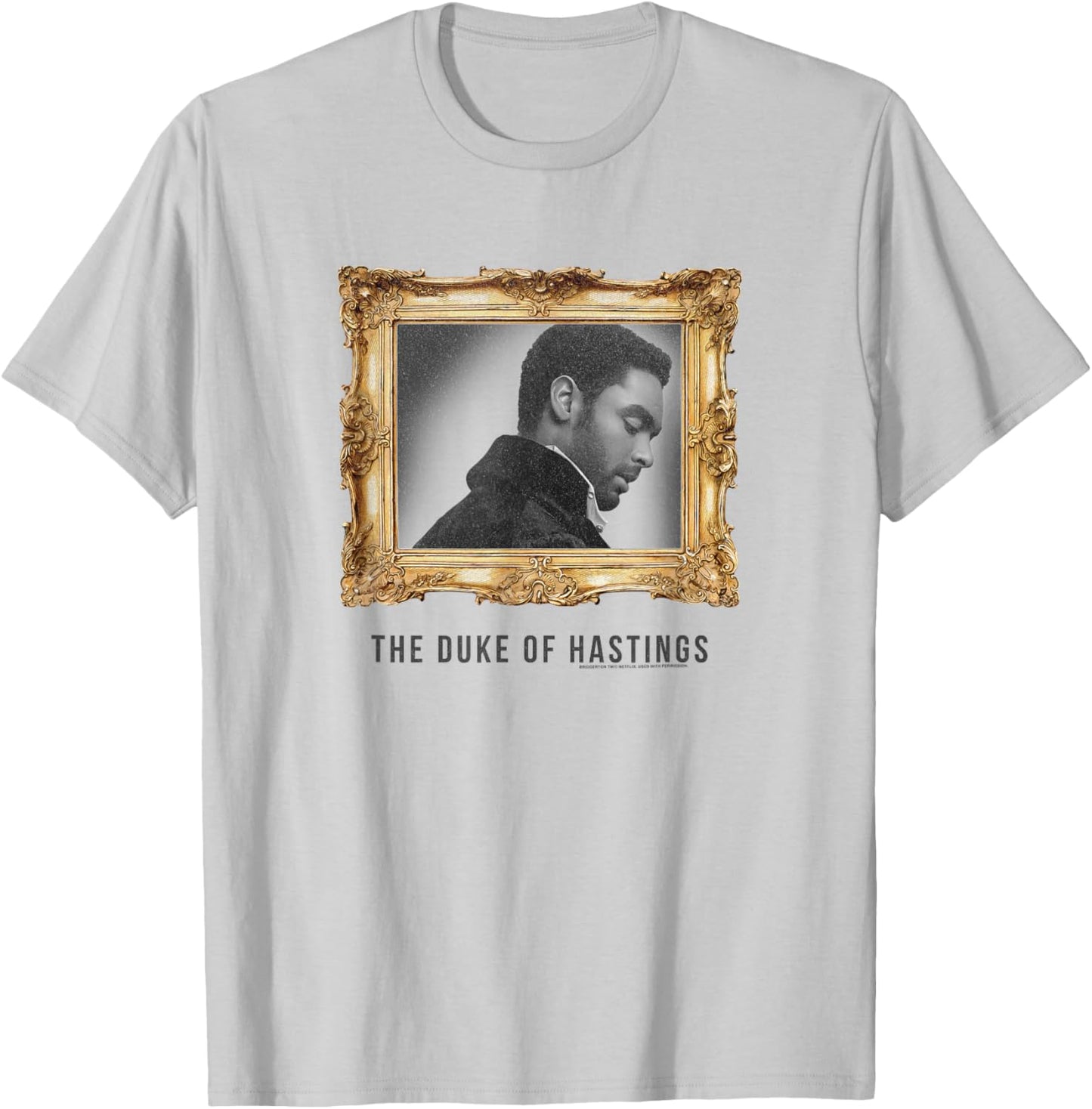 Bridgerton Simon Basset The Duke Of Hastings T-Shirt - T-Shirt | Ash