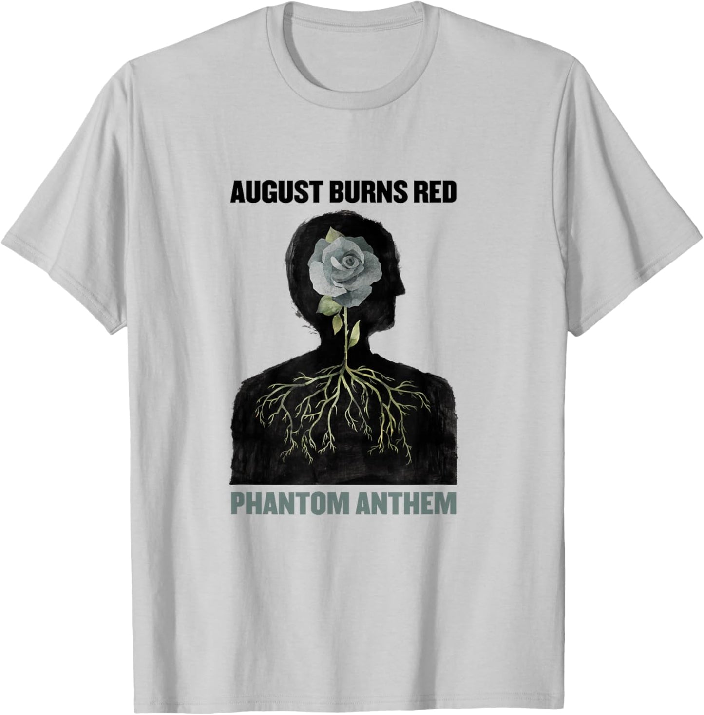 August Burns Red – Phantom-Hymnen-Abdeckung T-Shirt - T-Shirt | Ash