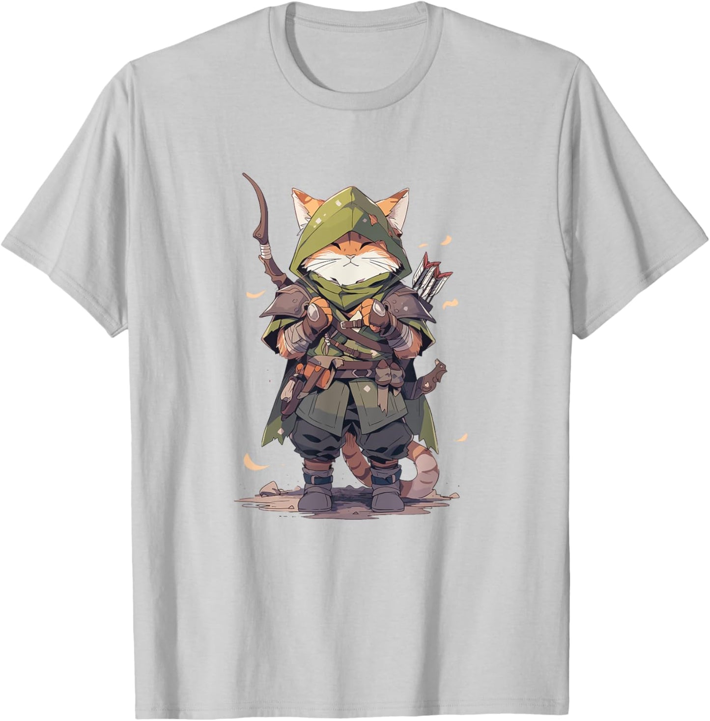 Happy Cat Ranger - Fantasy Men Women T-Shirt - T-Shirt | Ash