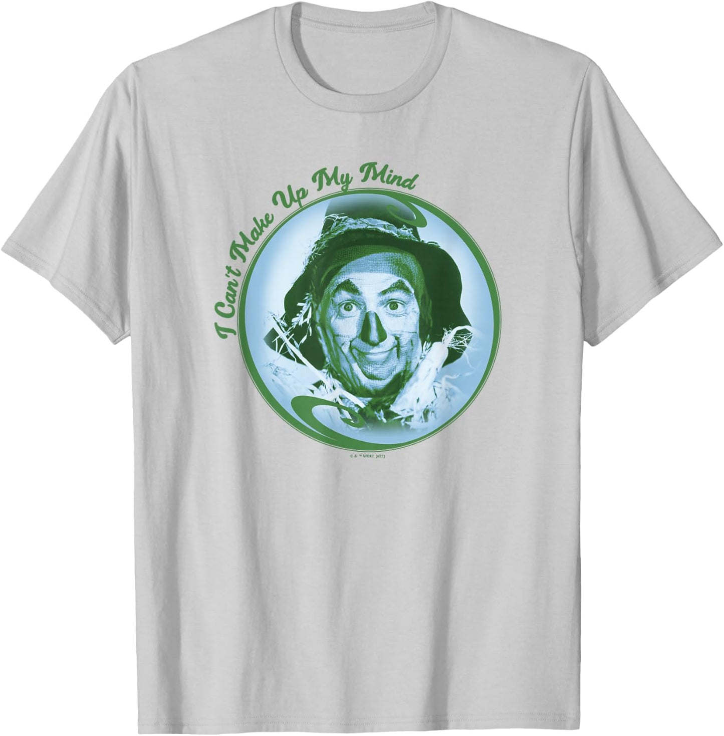 The Wizard of Oz Scarecrow I Can't Make Up My Mind Portrait T-Shirt - T-Shirt | Ash