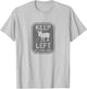 Keep Left St. John USVI Donkey Distressed T-Shirt - T-Shirt | Ash