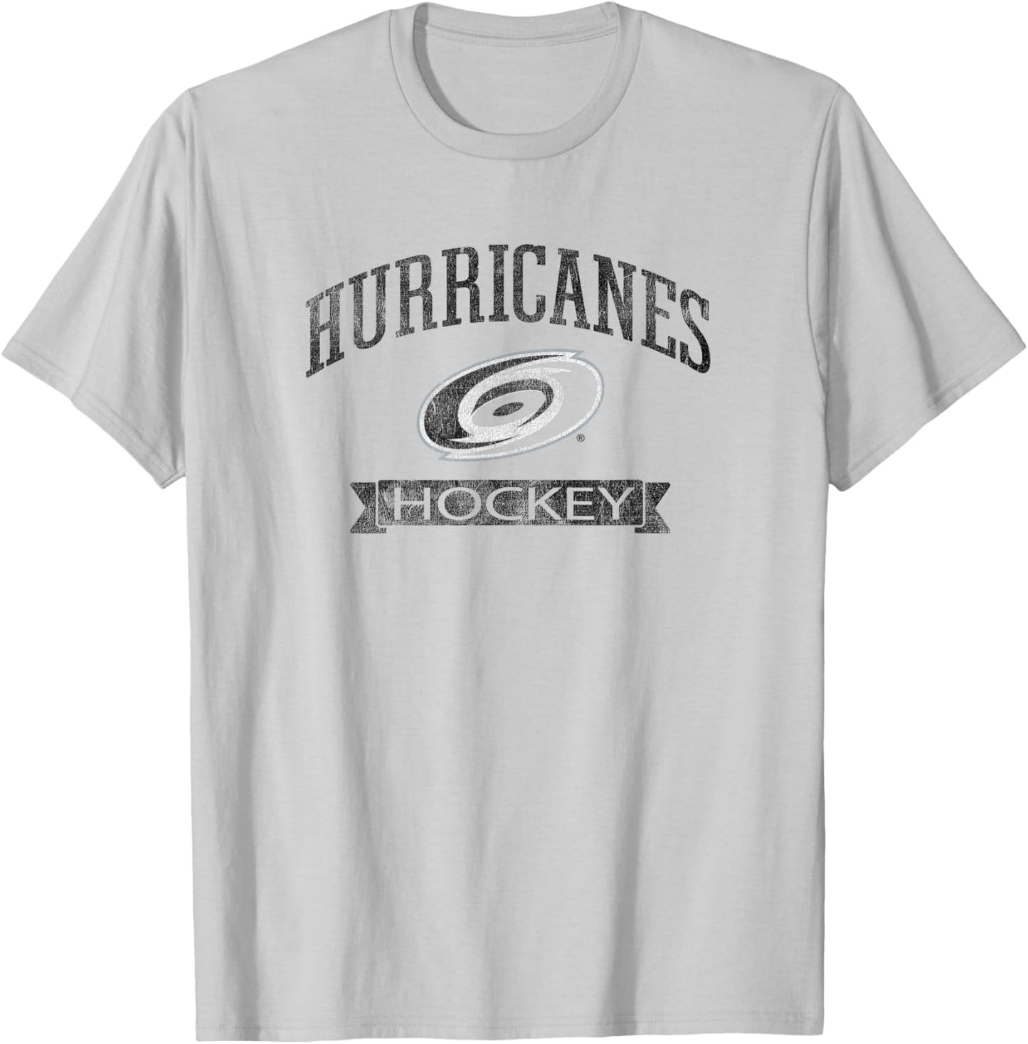 Carolina Hurricanes Vintage Hockey Red Officially Licensed T-Shirt - T-Shirt | Ash
