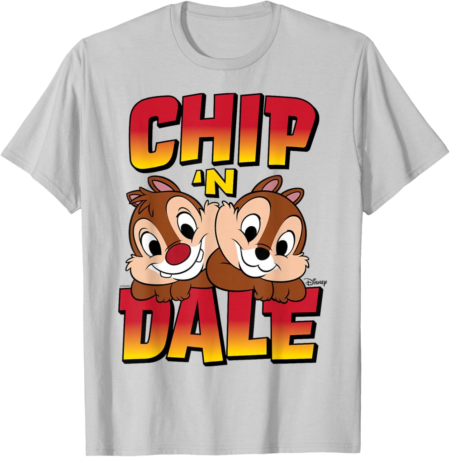 Chip 'N Dale Rescue Rangers T-Shirt - T-Shirt | Ash