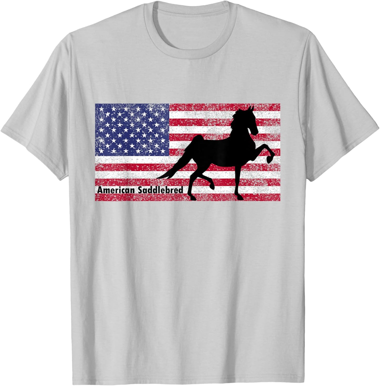 American Saddlebred Horse Training Gaited Horses Men T Shirt T-Shirt - T-Shirt | Ash