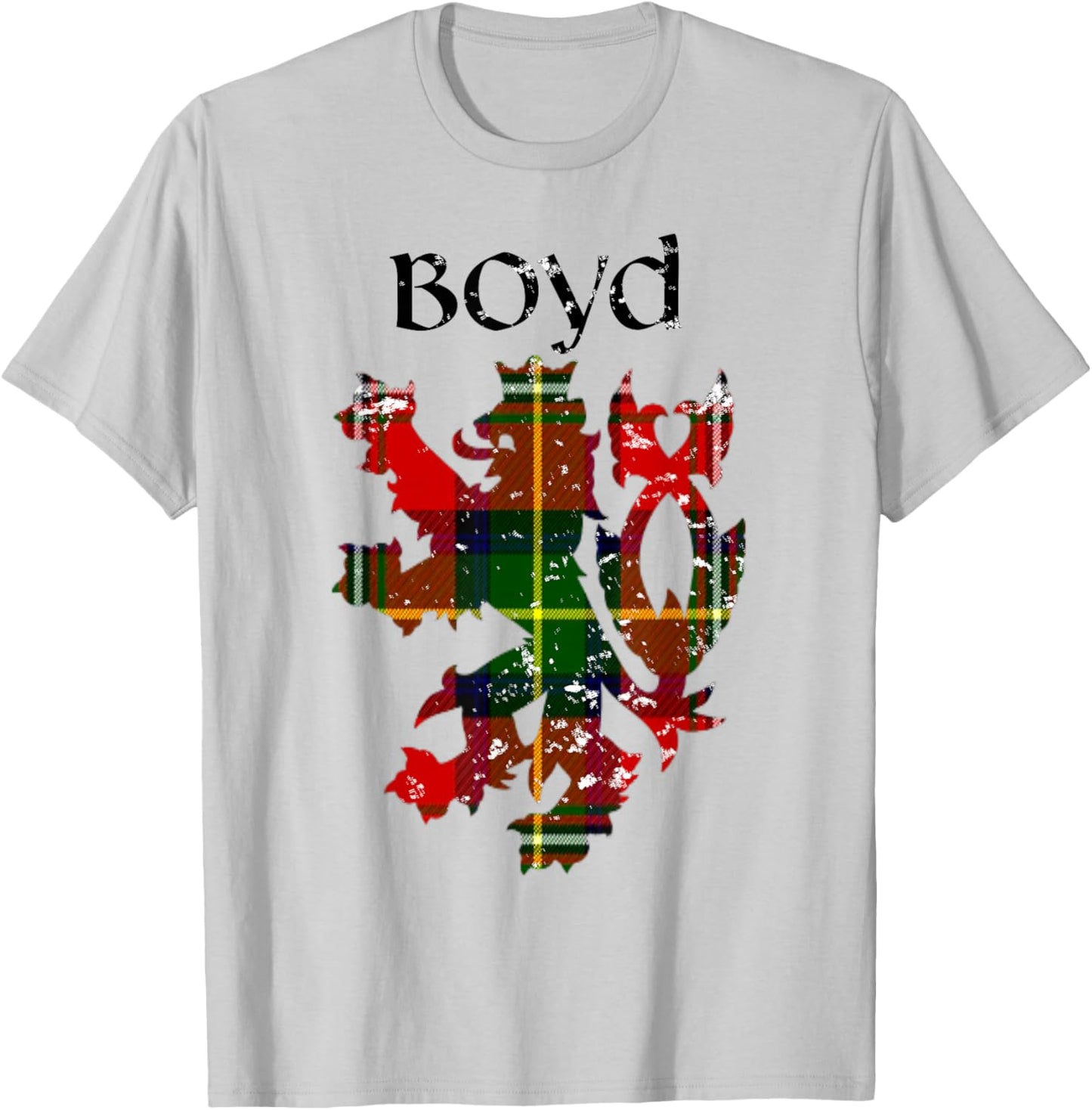 Clan Boyd Tartan Scottish Family Name Scotland Pride T-Shirt - T-Shirt | Ash