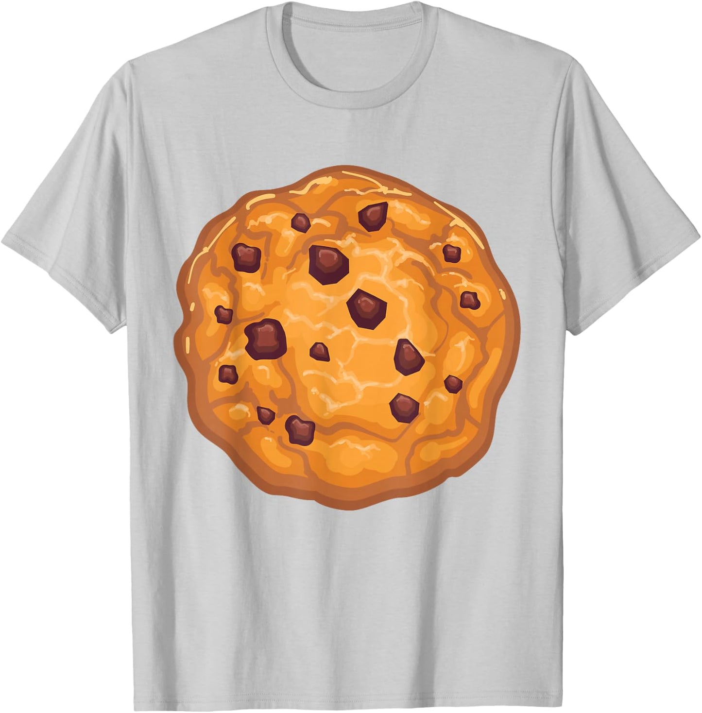 Cookie Shirt Adult Kids Chocolate Chip Cookie Costume T-Shirt - T-Shirt | Ash