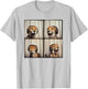 DJ Cheetah With Headphones Portrait Cool Cheetah T-Shirt - T-Shirt | Ash