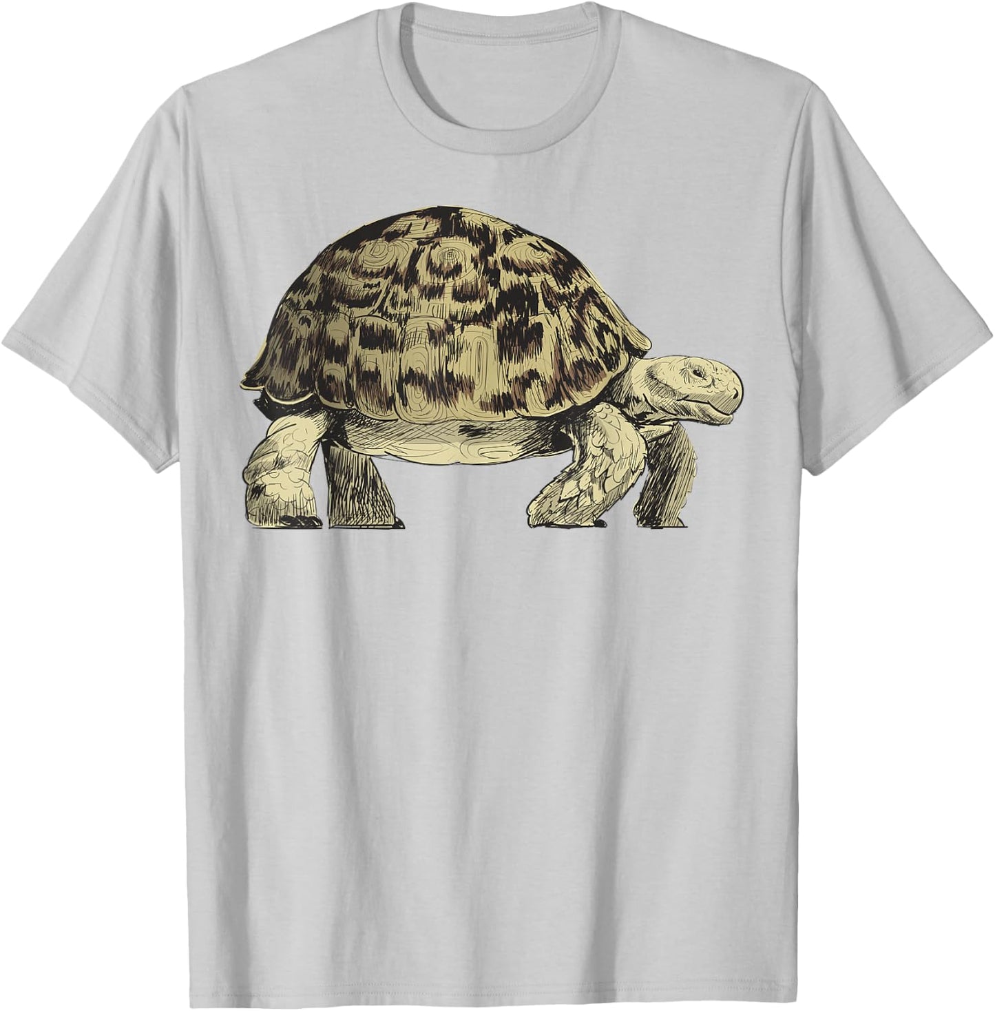 Slow Tortoise Turtle Shirt T-Shirt - T-Shirt | Ash