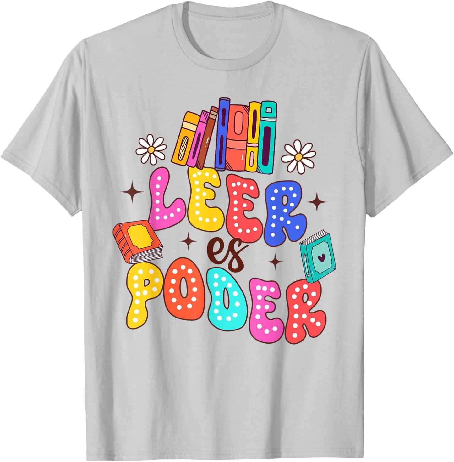 Spanish Teacher Life Teaching Maestra Mastro Leer Es Poder T-Shirt - T-Shirt | Ash