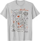 Game Of Thrones Map Of Westeros T-Shirt - T-Shirt | Ash