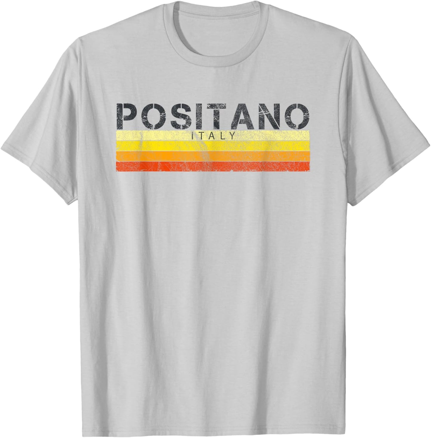 Vintage Retro 70s 80s Positano Italy T-Shirt - T-Shirt | Ash