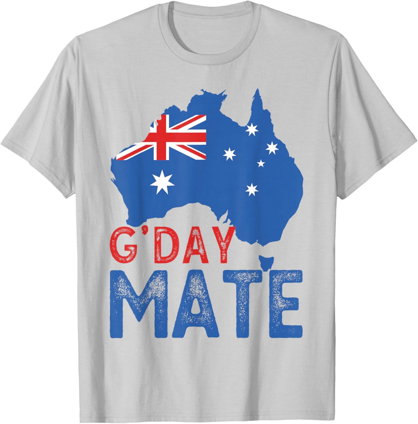 Australia G'Day Mate Shirt Funny Kangaroo Aussies Good Day T-Shirt - T-Shirt | Ash