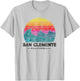 San Clemente Surfing Waves Beach Retro Cali Sunset Surf T-Shirt - T-Shirt | Ash