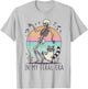 In My Feral Era Funny Skeleton And Raccoon T-Shirt - T-Shirt | Ash