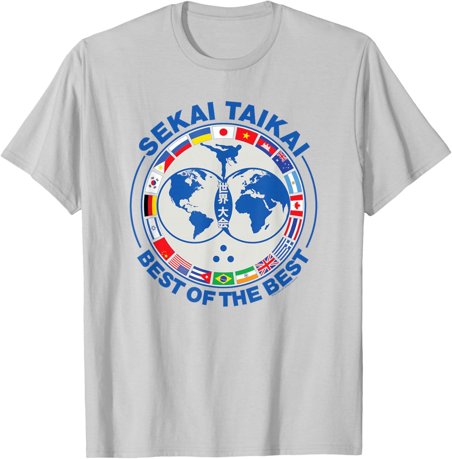 Cobra Kai Karate Tournament Sekai Taikai Best of the Best T-Shirt - T-Shirt | Ash