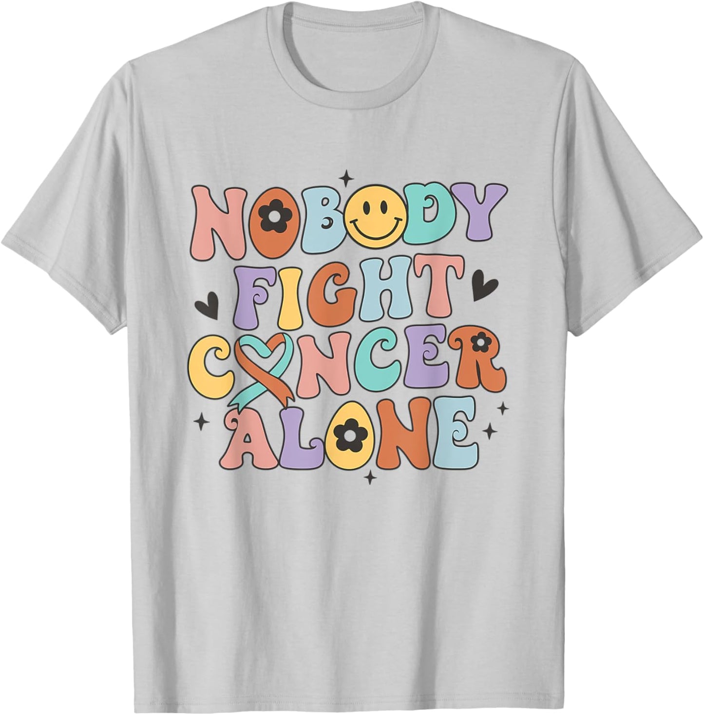 Oncology Nurse Graduation Groovy Boho Retro Onc RN T-Shirt - T-Shirt | Ash