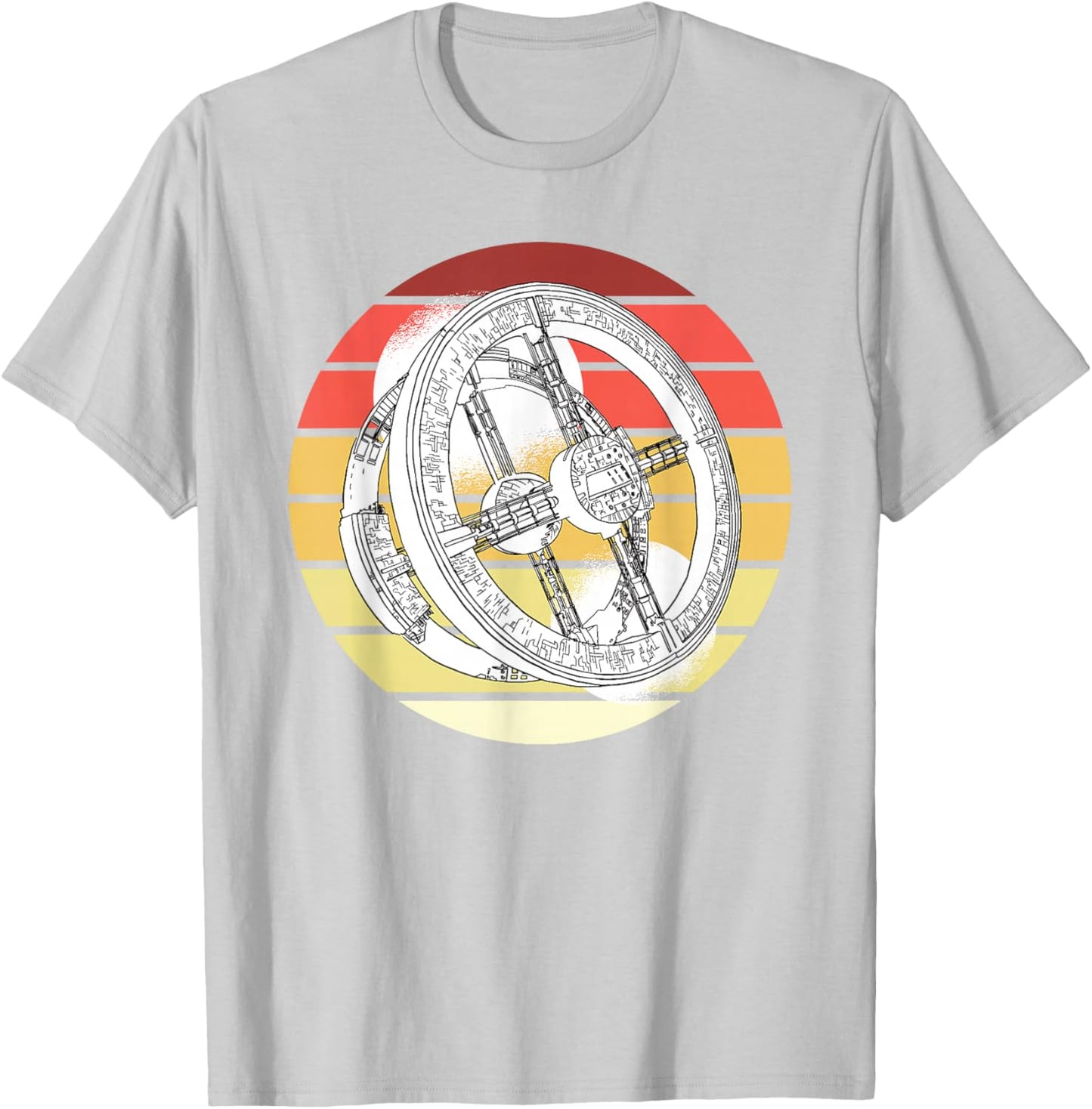 International Space Station aerospace engineer T-Shirt - T-Shirt | Ash