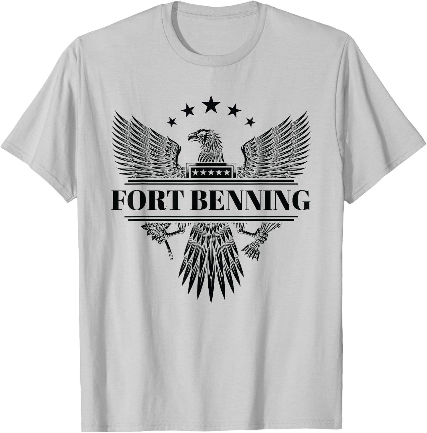 Fort Benning Shirt Columbus Georgia T-Shirt - T-Shirt | Ash