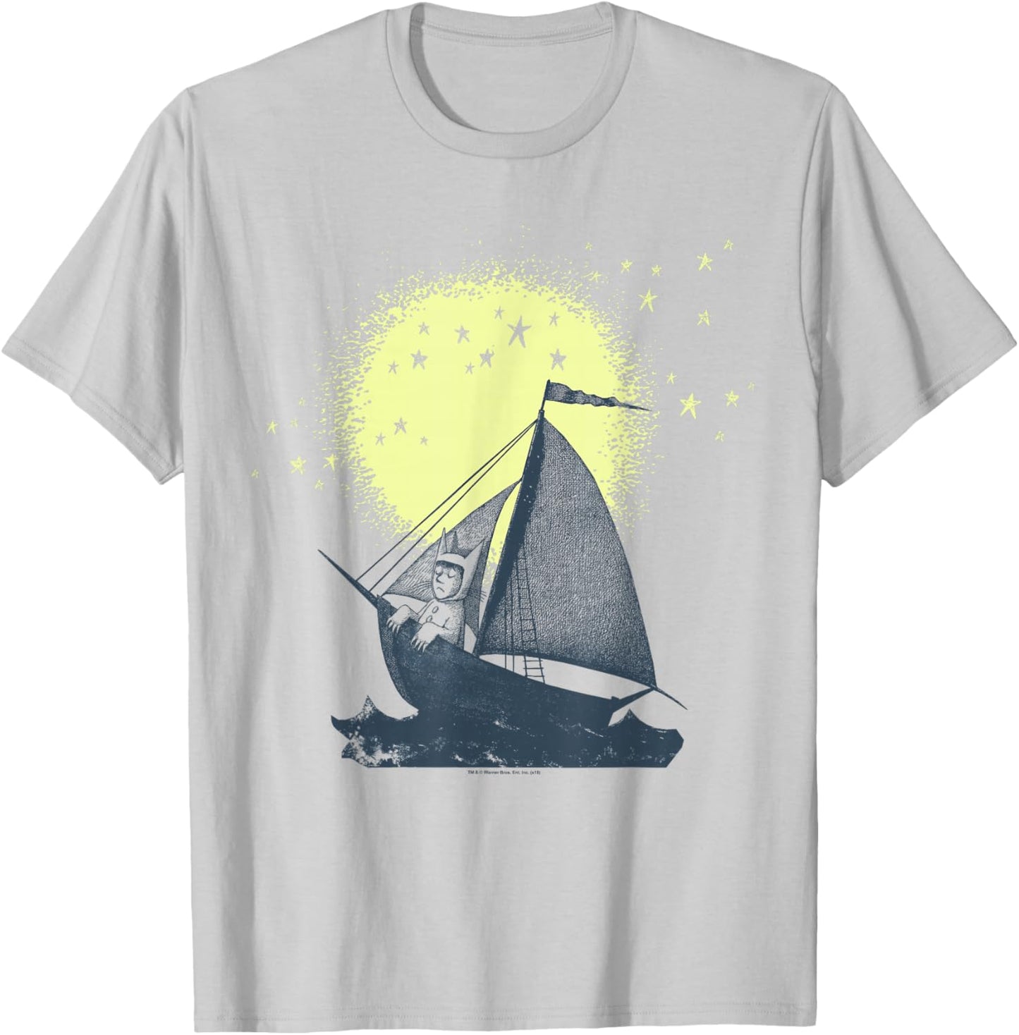 Where the Wild Things Are Sail T-Shirt - T-Shirt | Ash