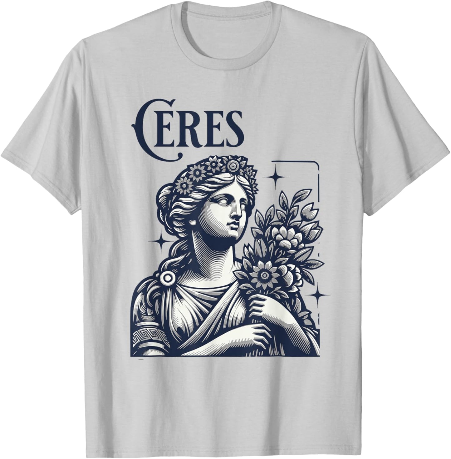 Ceres Roman Goddess T-Shirt - T-Shirt | Ash