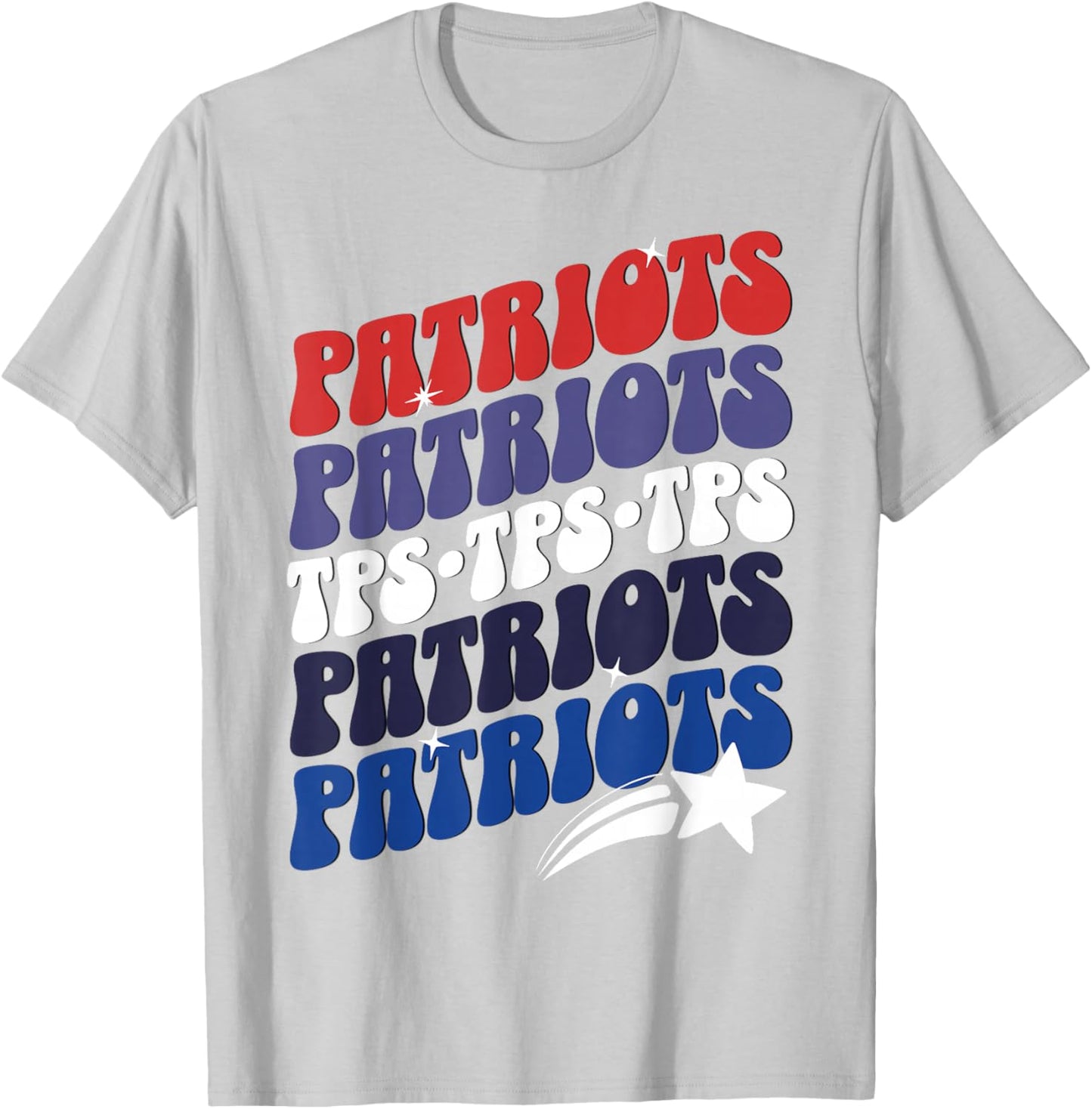 Temecula Preparatory School TPS Patriots Spirit Day T-Shirt - T-Shirt | Ash