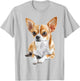 Chihuahua Art graphique pour animal domestique T-Shirt - T-Shirt | Ash