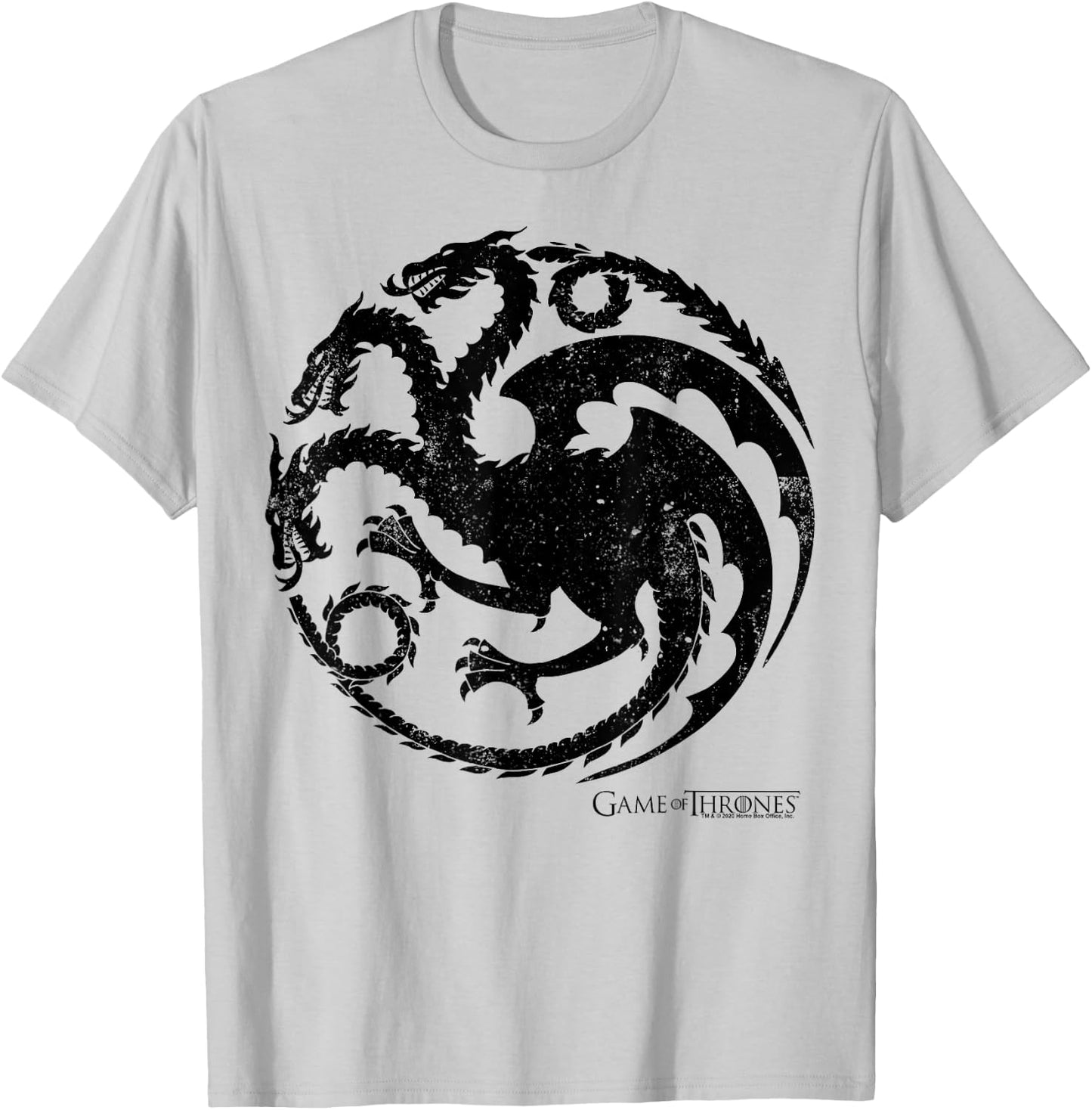 Game of Thrones Targaryen Dragon Sigil T-Shirt - T-Shirt | Ash