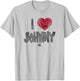 Johnny Bravo I Heart Johnny T-Shirt - T-Shirt | Ash