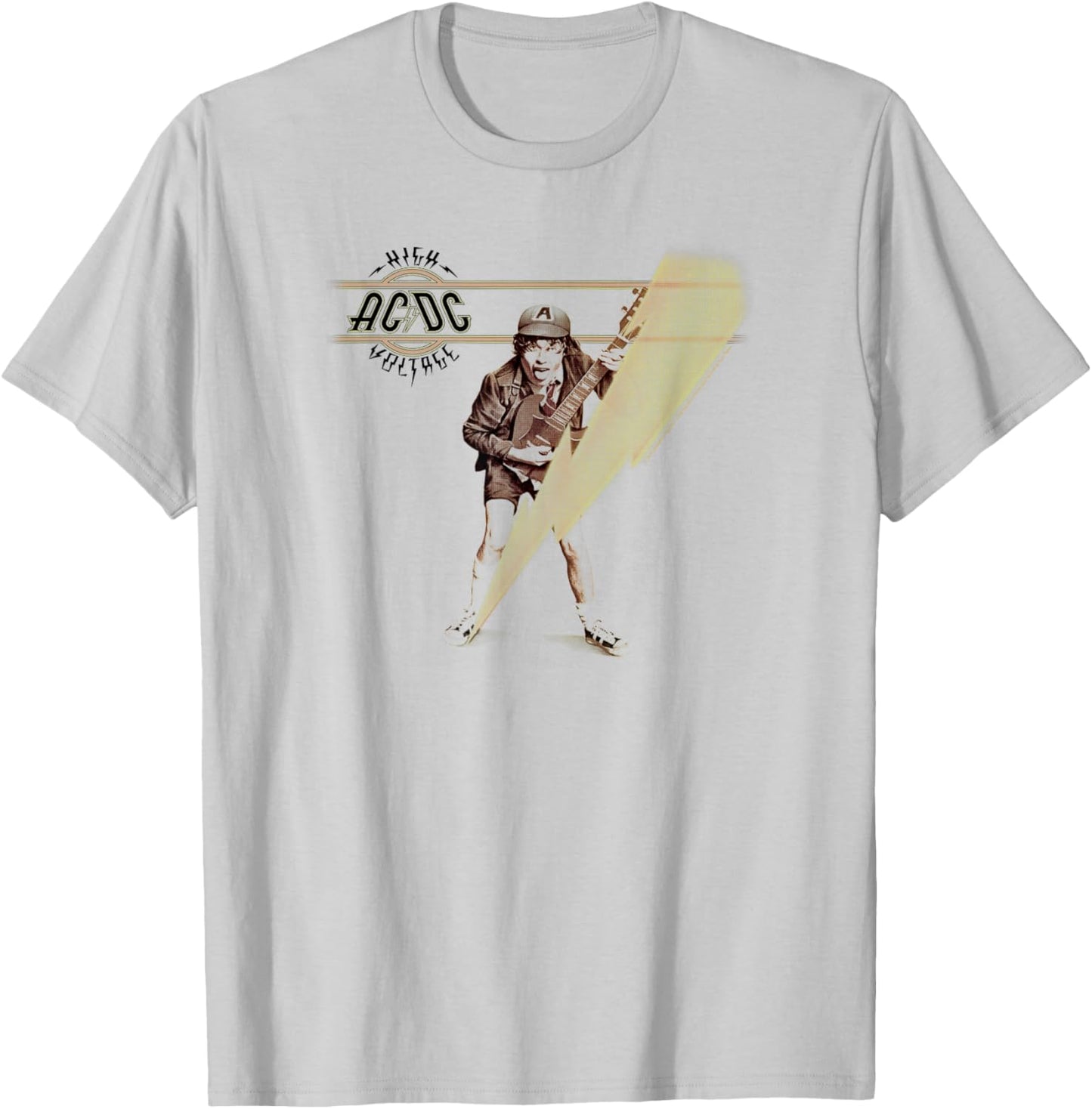 AC/DC - High Voltage Angus T-Shirt - T-Shirt | Ash