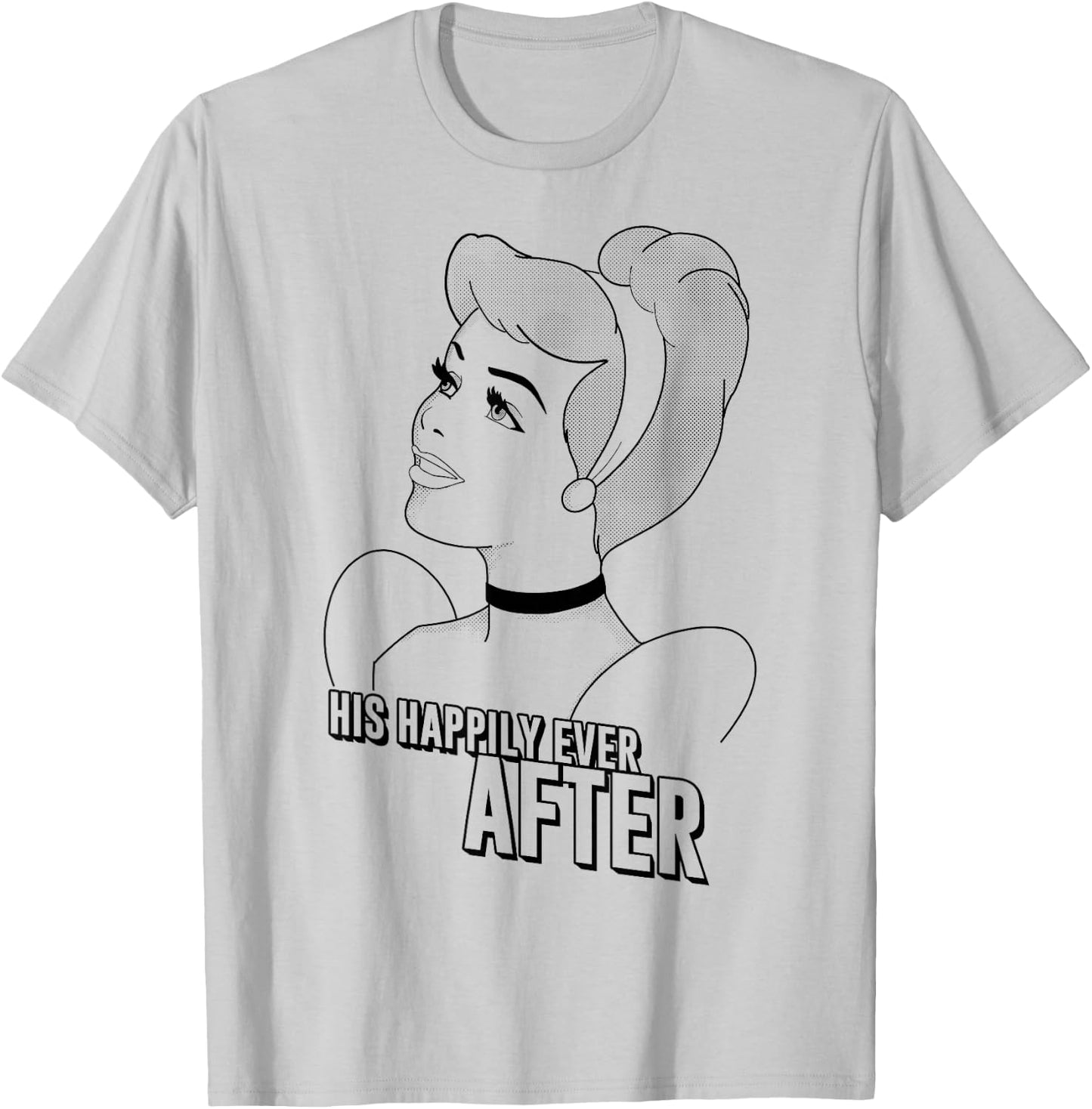 Disney Cinderella His Happily Ever After Graphic T-Shirt - T-Shirt | Ash