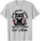 Dear Breast Cancer You Picked The Wrong Cat Breast Cancer Women Kids T-Shirt - T-Shirt | Ash