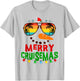 Merry Cruisemas 2025 Christmas Santa Snowman Cruise T-Shirt - T-Shirt | Ash