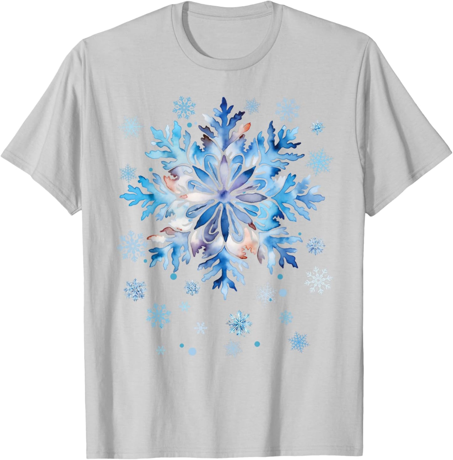 Snowflake Costume Winter Christmas Matching Women Kids Adult T-Shirt - T-Shirt | Ash