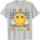 Retro Groovy Twinning With My Bestie Girls Friends Matching T-Shirt - T-Shirt | Ash