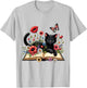 Cat Reading Book Cute Cat And Book Lover Girls Kid T-Shirt - T-Shirt | Ash