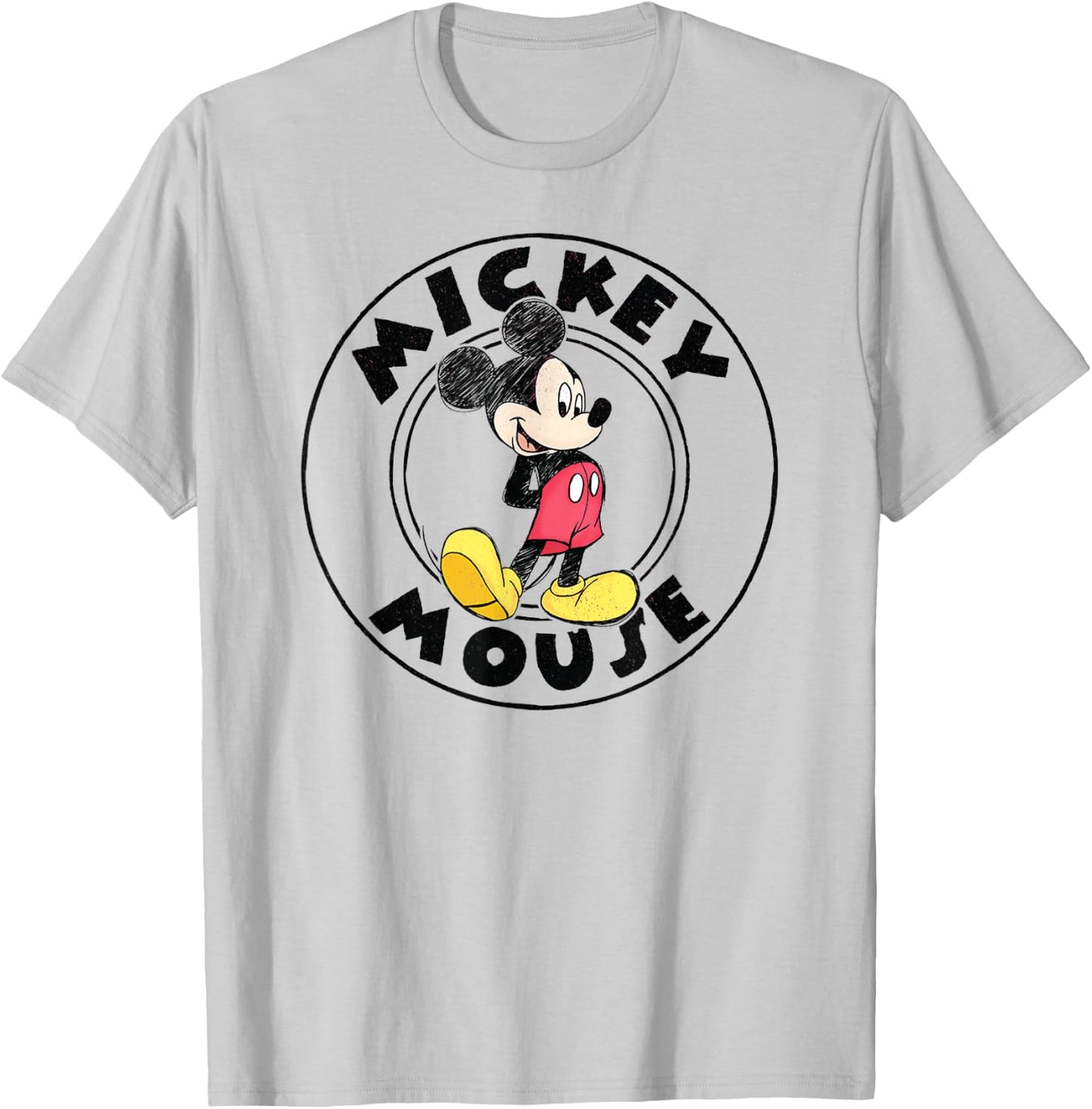 Disney Classic Mickey Mouse T-Shirt - T-Shirt | Ash