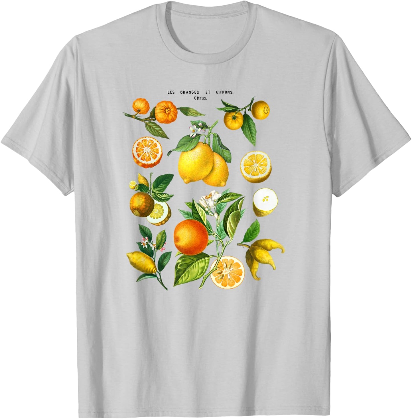 Citrus Collage T-Shirt - T-Shirt | Ash