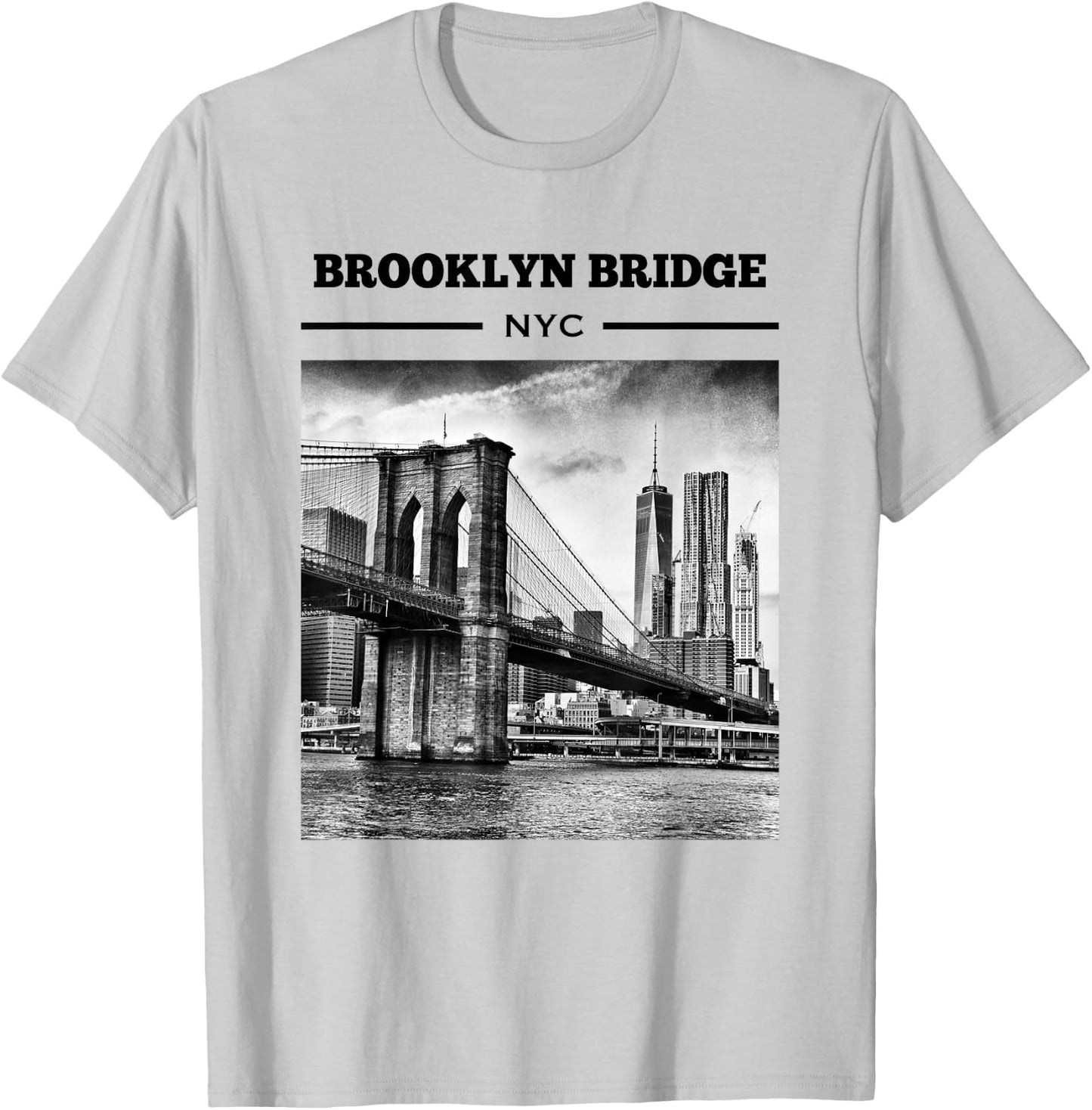 Brooklyn Bridge New York City t shirt NYC T-Shirt - T-Shirt | Ash