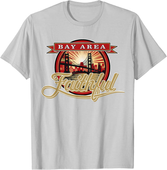 San Francisco Sunday Bay Area Faithful T-Shirt - T-Shirt | Ash