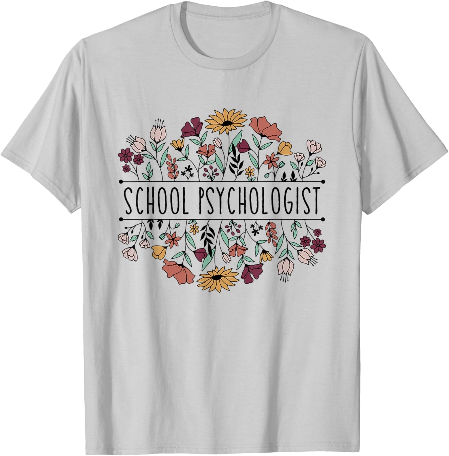 School Psychologist Psychology Teacher Appreciation T-Shirt - T-Shirt | Ash
