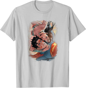 Justice League Superman & Wonder Woman Love Birds T Shirt T-Shirt - T-Shirt | Ash