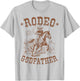 Rodeo Godfather Western Cowboy Family Matching Father's Day T-Shirt - T-Shirt | Ash