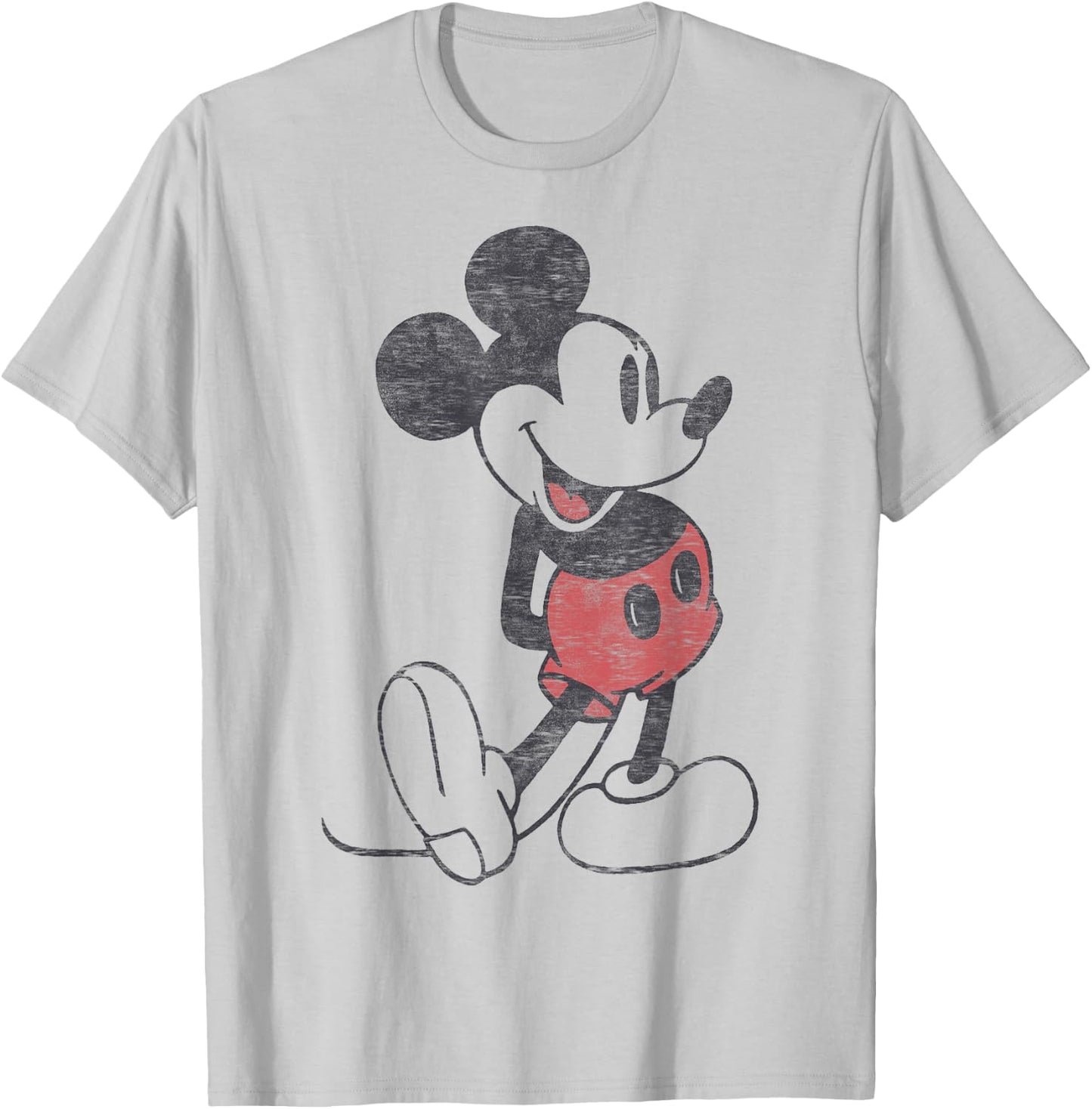 Disney Mickey & Friends Mickey Mouse Vintage Portrait T-Shirt - T-Shirt | Ash