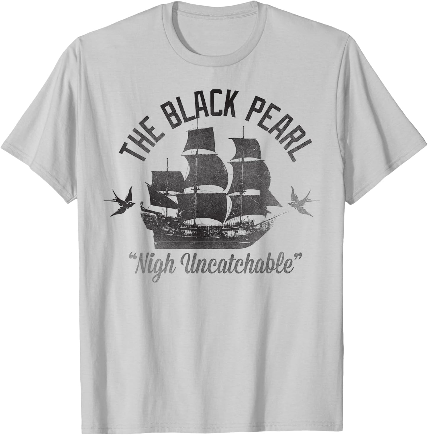 Disney - Pirates of The Caribbean Untouchable Black Pearl T-Shirt - T-Shirt | Ash